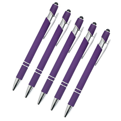ballpoint pen Aluminum Rod  Pen Spray Adhesive Click Pen -use  Screen  Business Student Writing Pen 5pc  10ml