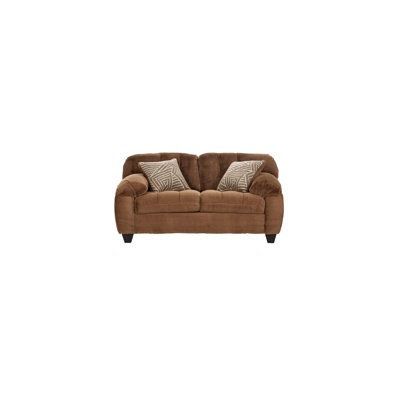  21700 Upholstered Loveseat, Winter Chocolate