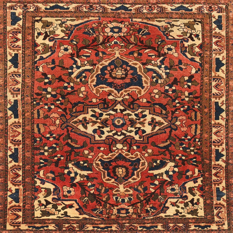 Oriental Indoor Rug, Square 6'