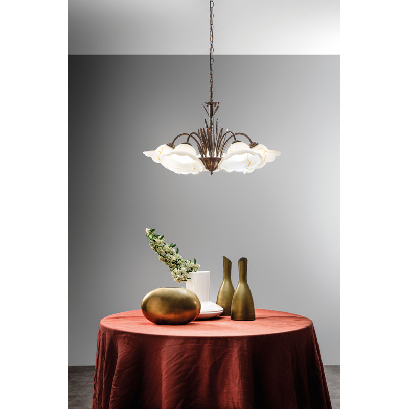Dominy 5 - Light Shaded Chandelier
