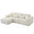 109" Modular Boneless Corduroy Sectional Sofa With Chaise, No Assembly L-Shape Couch Reconfigurable Design-277012240