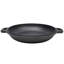 Poêle en fonte pré-assaisonnée 2-en-1 et four à cuisson hollandaise polyvalente, fonte durable, surface pré-assaisonnée, va au four, couvre-poignées en silicone
