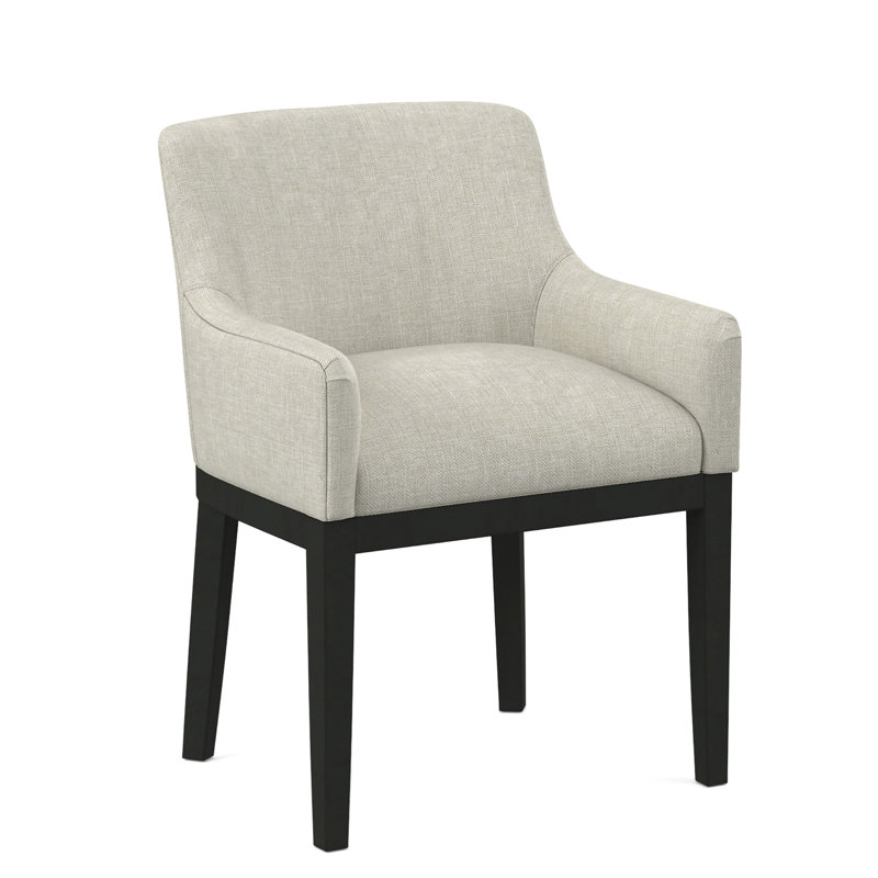 Upholstered Arm Chair, Black, 61703-88