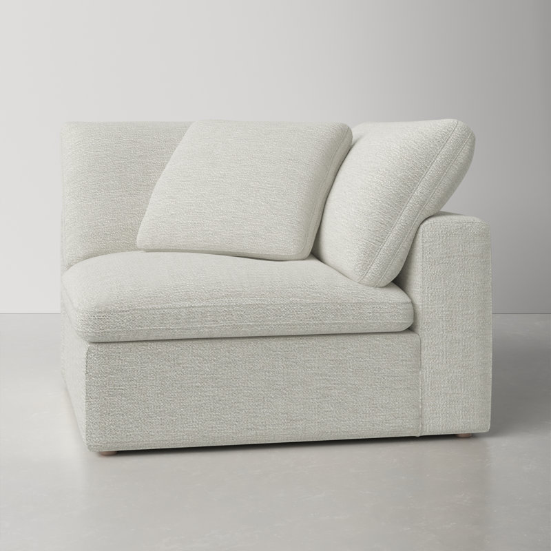 Tila Upholstered Accent Chair, Light Gray Livesmart®