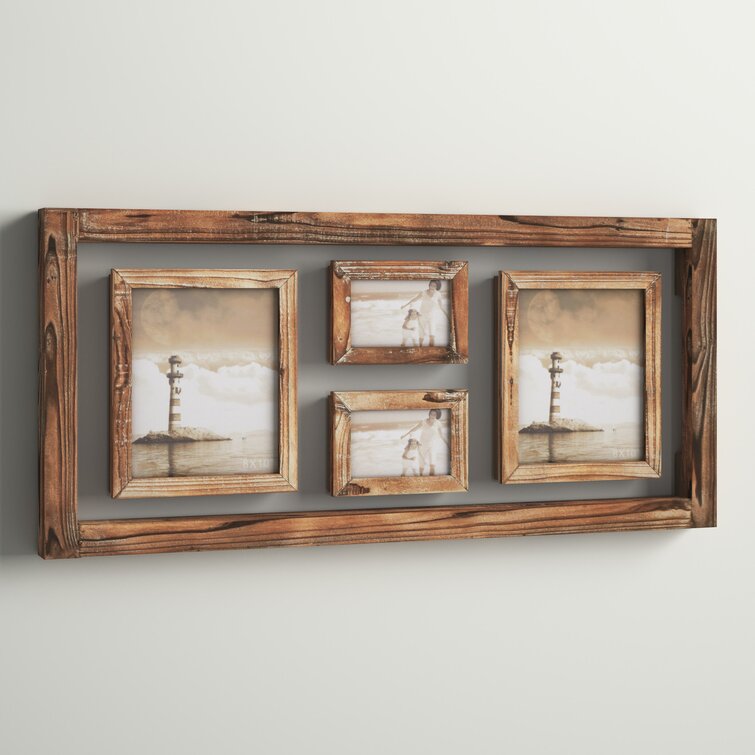 Barnwood Collage Frame-classic Picture Frame-rustic Picture 