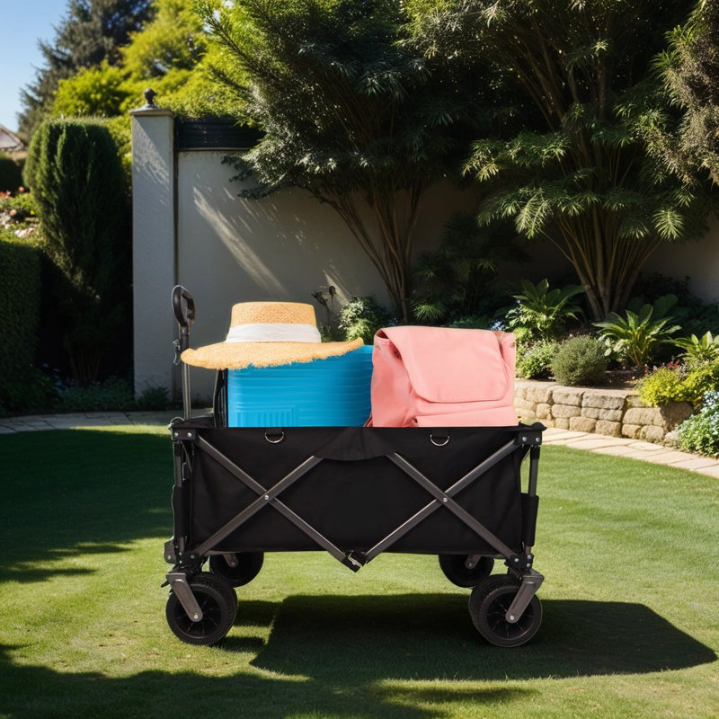 Chariots de jardin robustes, Noir