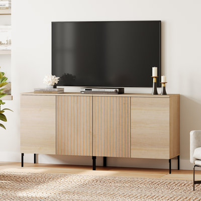Meuble télé avec portes, meuble télé avec tablette et meuble télé Union Rustic