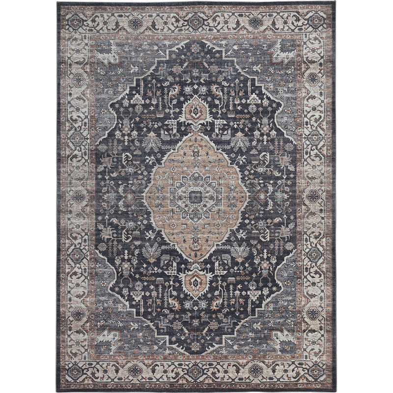 Nayma Oriental Indoor Rug, Rectangle 3'9" x 5'9"