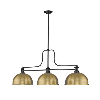 Lustre linéaire moderne à 3 lumières Eraste