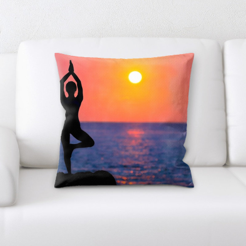 Microsuede Reversible Throw Pillow