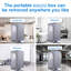 Tente à vapeur portable Gray Mini Plus - Spa personnel avec générateur. Télécommande. Chaise pliable. Installation simple. Rapide. & Ul. Matériau. 360 vaporisateur. Caractéristique de fuite. Améliorez le sang