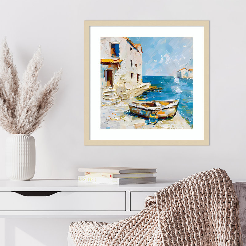 Impression sur toile encadrée Mall Mall, H 21 po x l 21 po, Svelte naturel