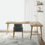Burlywood L-Shaped Solid Wood desks-107559280-107559279