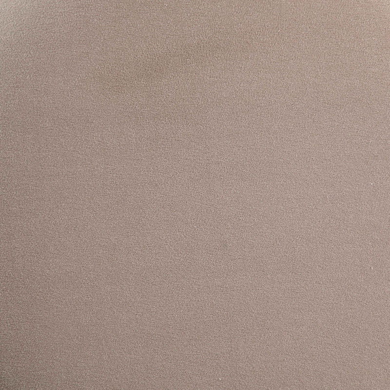 Tabouret de comptoir rembourré en velours Bocceli, Velours taupe, Noir