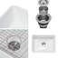 24'' L Single Bowl Ceramic Kitchen Sink