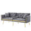2 Seater Velvet Loveseat-1651691269