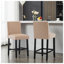 Tabouret de comptoir rembourré de 26 po avec structure en bois massif-104093393-122430101-103430632