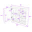Armoire de rangement murale moderne avec rangement réglable-658982515