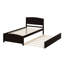 Lit plate-forme avec lit gigogne-359531899