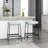 Jillie 27.2" Counter Stool with Saddle Seat Modern Backless Barstool Upholstered Cafe Chair
