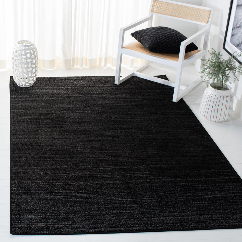 Adirondak Black/Ivory Area Rug, Rectangle 155 x 229cm