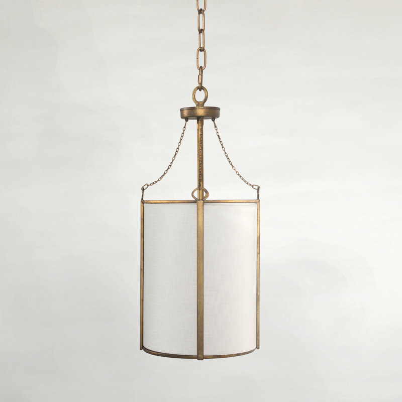 Ida Light Lantern Cylinder Pendant, Antique Bronze