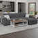 Stretchy Slipcover for Chaise Sectional - Easy to Clean & Durable - Microfibra Collection (Right Chaise)