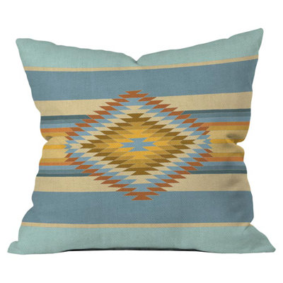 Fiesta Vintage Outdoor Throw Pillow