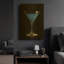 Tableau mural en métal doré « Blue Curacao » de luxe, 40,6 cm x 61 cm-1606096447