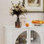 Buffet en verre arqué