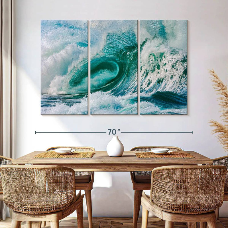 Gillard Violent Ocean Wave, 42" H x 65" W