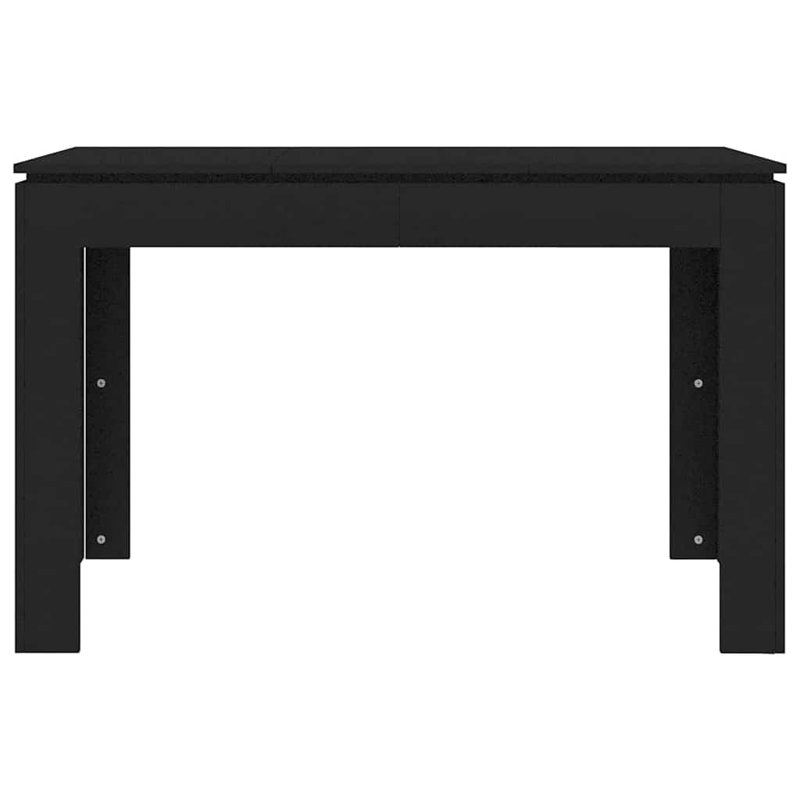 Aatos Dining Table, 76cm H x 120cm W x 60cm D, Black, Black