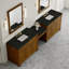Bellshire 120" W Dual Vanity Set with 24" Make-Up Counter-459925802-459925806-459925843