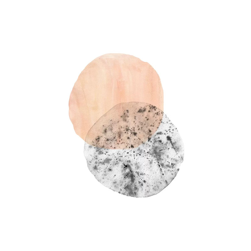 Shapes 1 Piece Painting on Canvas, 66.04cm H x 45.72cm W x 3.81cm D, Wrapped Canvas