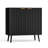 Fluted Storage Cabinet, Free Standing Buffet, Wood Sideboard-399043918