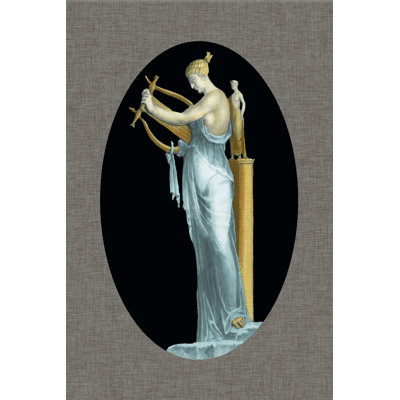 Grecian Beauty I by June Erica Vess - Wrapped Canvas Print