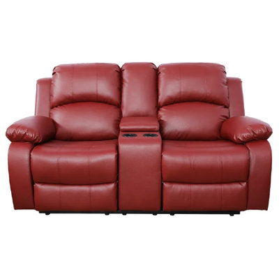 Fauteuil inclinable manuel en simili cuir Dokkum