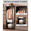 Étagère de rangement à 16 tiroirs - Structure en fer et revêtement en tissu MDF, organisateur multi-tiroirs pour chambre, vêtements et articles du quotidien, solution de rangement gain d'espace pour la maison