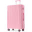 Valise rigide, valises légères et durables en ABS avec roues doubles, valise extensible 28 po à carreaux