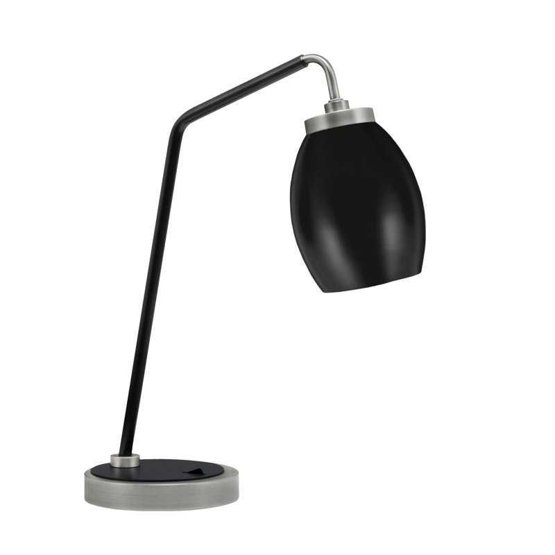 Lampe de bureau Walde, Noir, Graphite / noir mat