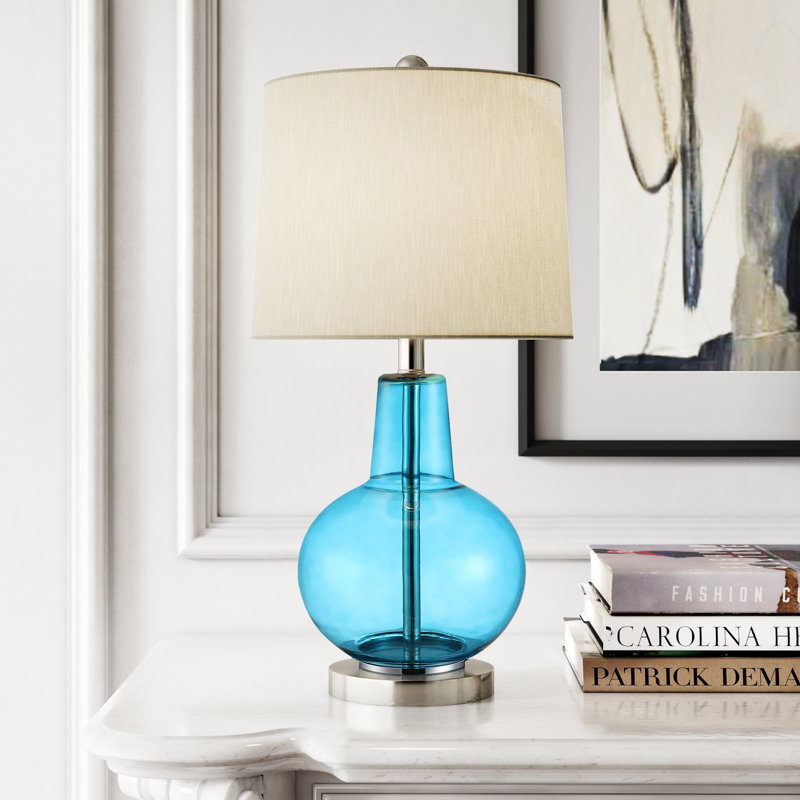 Avinell 24" Table Lamp, Morocco Blue