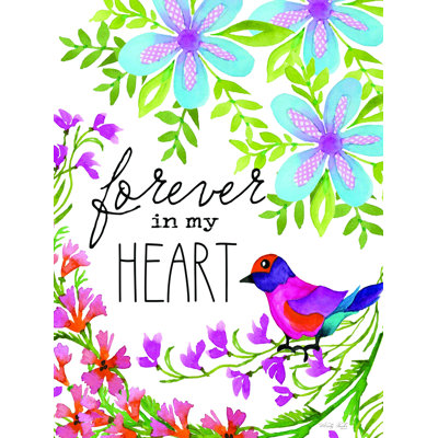 «Forever In My Heart», reproduction sur toile tendue