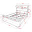 Grand lit tapissier en bois Demicah-90047065-90047063