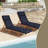 70" x 22.3" Extra Long Chaise Lounge Cushion – 3.4" Thick Fade-Resistant Pad with Removable Machine-Washable Cover – Water-Resistant Replacement Cushion for Outdoor Patio Sun Loungers-1137738124-1137738225