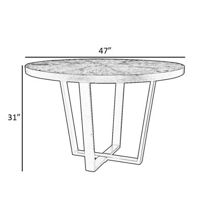 Table de salle à manger Eric Acacia