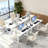 Electric Adjustable Office Desk for Standing & Sit Height adjustable for Home-828344442-828344443