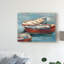 Art mural sur toile tendue - Art mural «Bateau au bord du lac Ii» par Ethan Harper pour décor de salon, de chambre à coucher ou de bureau - 35 x 47-1021991998