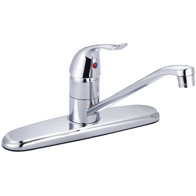 Chrome Ceramic Single Handle Kitchen Faucet with Lever