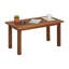 Light Wood Outdoor Side Table in Teak Oil for Porch