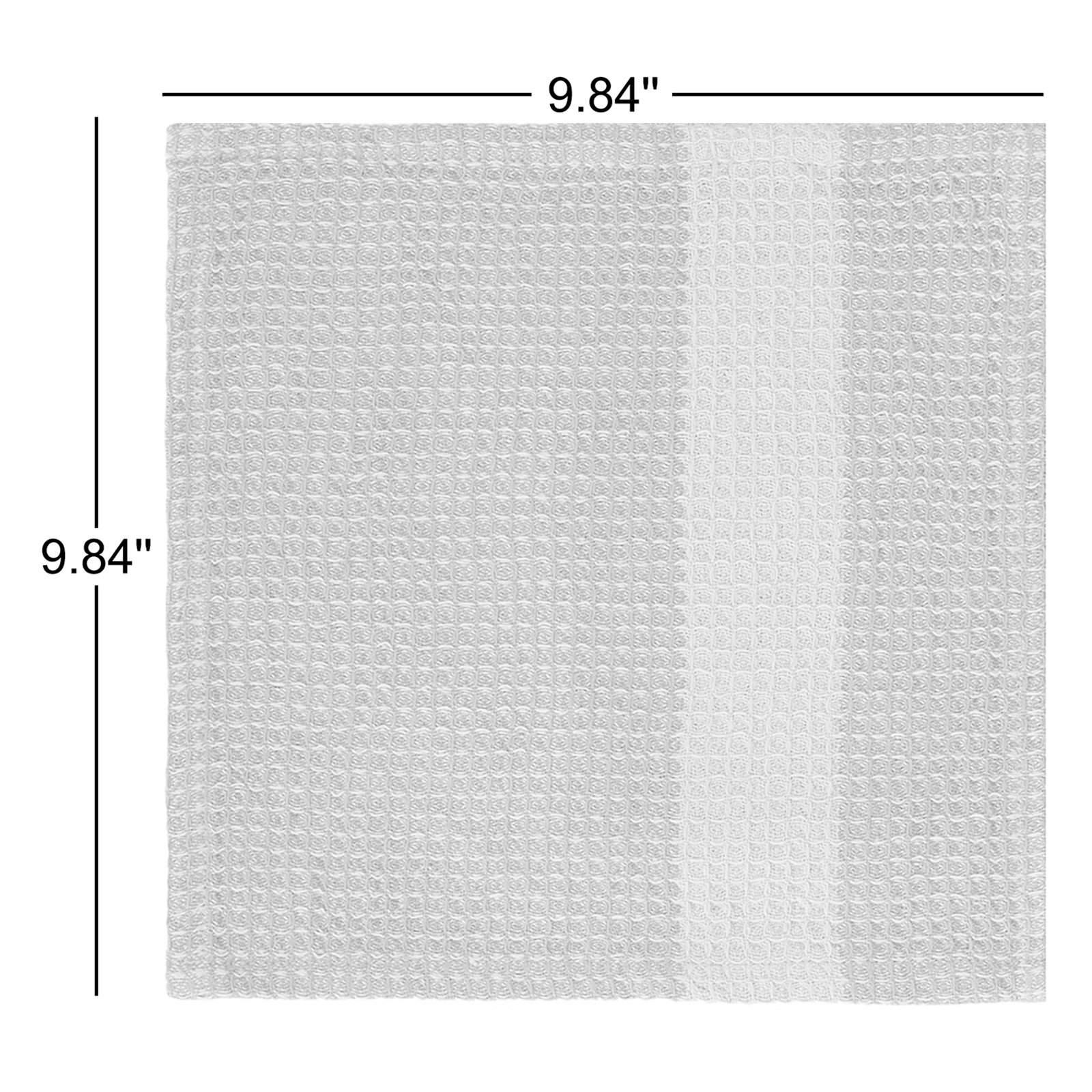 Gano Organic Cotton Dish Cloth, Steel Gray/Tan